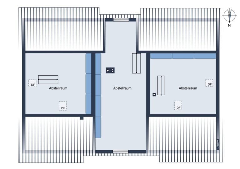 Grundriss Spitzboden